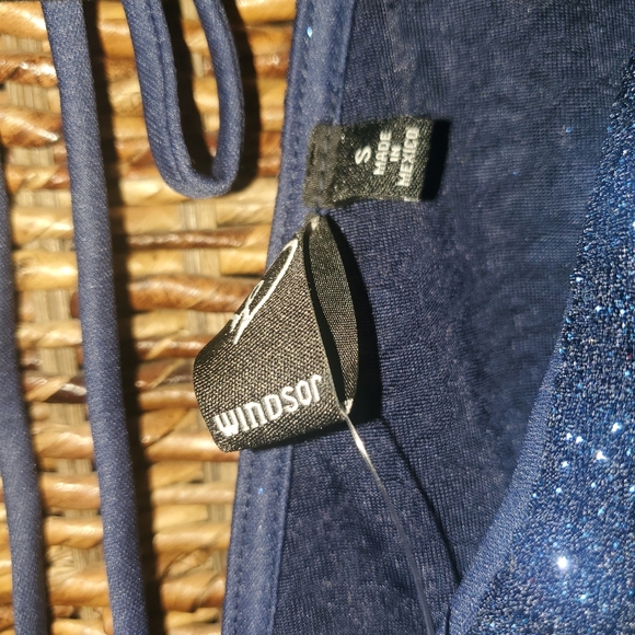 Windsor blue sequin dress- never worn - Picture 6 of 7